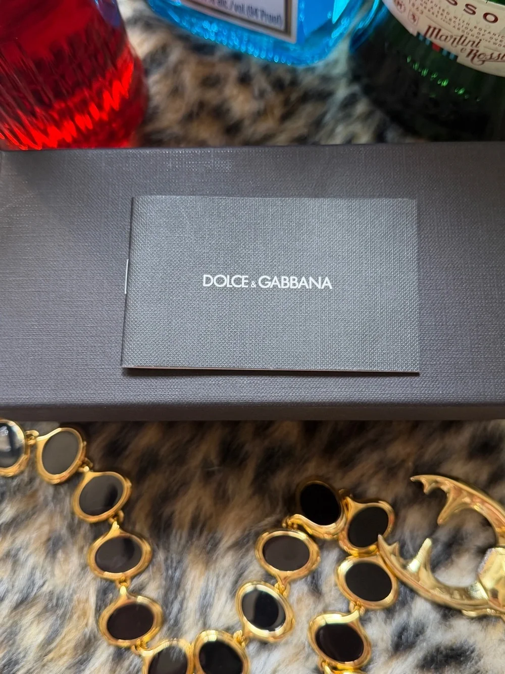 ♥️ Dolce & Gabbana Black Men's Rectangular Optical Storage Box